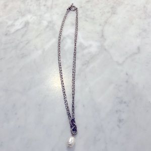 Silpada Sterling Silver and Pearl Necklace